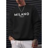 Erkek Uzun Kollu Bisiklet Yaka Milano Yazılı Iki Iplik Bluz 138689 Erkek Uzun Kollu Bisiklet Yaka Milano Yazılı Iki Iplik Bluz 138689