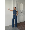 TENCEL KOLSUZ GÖMLEK - PANTOLON TAKIM - İndigo 159984 TENCEL KOLSUZ GÖMLEK - PANTOLON TAKIM - İndigo 159984
