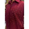 Kristal Taş Çakımlı Poplin Gömlek 3413 158516 Kristal Taş Çakımlı Poplin Gömlek 3413 158516