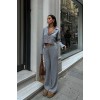 Nancy Kruveze Yaka Crop Takım 9954 - 25 155857