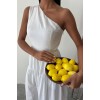 Tek Omuzlu Pile Detay Maxi Elbise 2895 160561 Tek Omuzlu Pile Detay Maxi Elbise 2895 160561