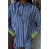 Kolu Manşet Detay Çizgili Oversize Gömlek 3405 158545 Kolu Manşet Detay Çizgili Oversize Gömlek 3405 158545