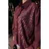 Ay Figürlü Taş İşlemeli Poplin Gömlek 3440 158501 Ay Figürlü Taş İşlemeli Poplin Gömlek 3440 158501