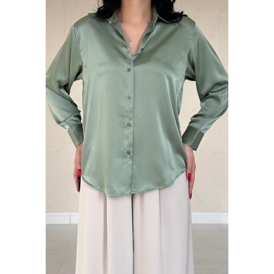 Mint Saten Gömlek 149450 Mint Saten Gömlek 149450