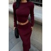 Maje Sırt Zincir Detay Etek Bluz Takım 9884 158418 Maje Sırt Zincir Detay Etek Bluz Takım 9884 158418