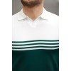 Erkek Parça Renk Yakalı Kısa Kollu T-shirt 160708