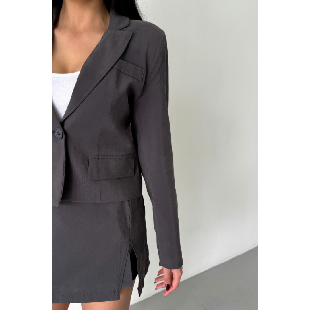 CROP CEKET - KISA ETEK TAKIM - Antrasit 158245