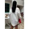 Klasik Oversize Poplin Gömlek 3421 158451