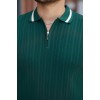Erkek Yaka Ve Kolları çizgi Detaylı Fermuarlı Kısa Kollu T-shirt 162307 Erkek Yaka Ve Kolları çizgi Detaylı Fermuarlı Kısa Kollu T-shirt 162307