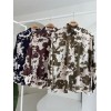 Batik Desenli Chanel Saten Gömlek 3467 - 159108 Batik Desenli Chanel Saten Gömlek 3467 - 159108