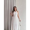 Kadın Krinkil Kumaş Beli Gipeli Halter Yaka Maxi Boy Elbise - 160438 Kadın Krinkil Kumaş Beli Gipeli Halter Yaka Maxi Boy Elbise - 160438