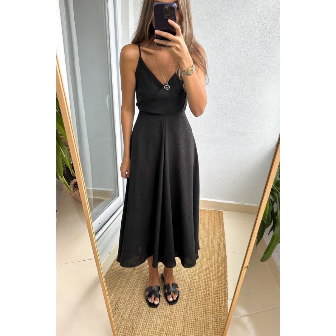 7073 ELBİSE-SİYAH - 157117 7073 ELBİSE-SİYAH - 157117