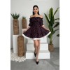 Marne Beli Lastikli Mini Elbise - 147092 Marne Beli Lastikli Mini Elbise - 147092