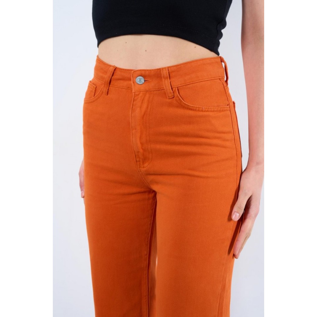 Strong Düz Pantolon - Oranj 147756 Strong Düz Pantolon - Oranj 147756
