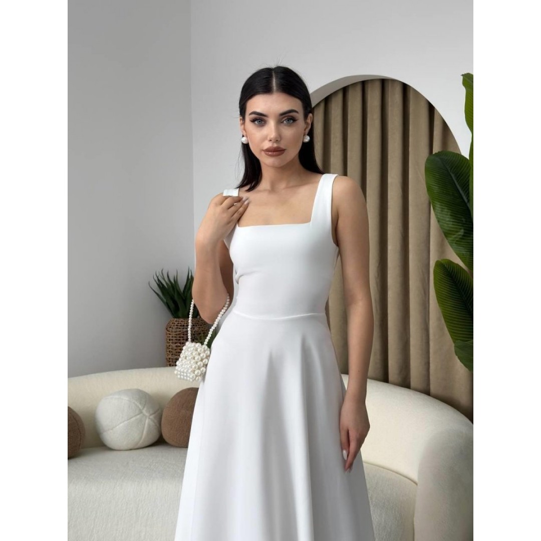 Neapolitan Askılı Elbise - 154663