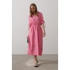 Beli Lastikli Elbise - Pembe - 161108 Beli Lastikli Elbise - Pembe - 161108