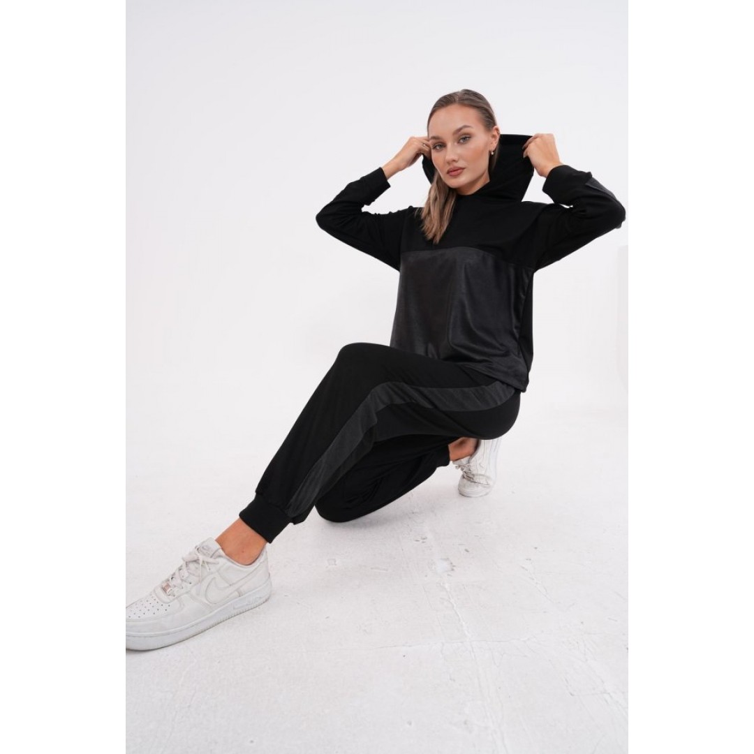Kadın Uzun Kollu Kapüşonlu Oversize Sweat Ve Pantolon Ikili Takım 127796 Kadın Uzun Kollu Kapüşonlu Oversize Sweat Ve Pantolon Ikili Takım 127796