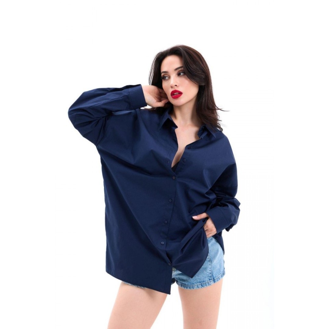 7448 GÖMLEK-LACİVERT
