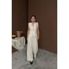 Bej Keten Yelek Pantolon Takım 159638 Bej Keten Yelek Pantolon Takım 159638