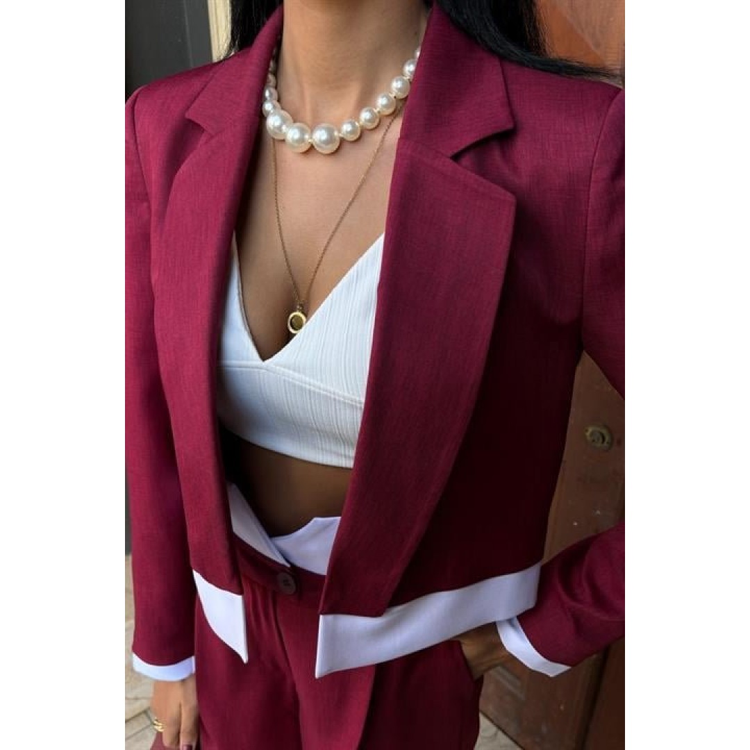 Audrey Crop Ceket Takım 10106 158621 Audrey Crop Ceket Takım 10106 158621