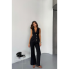 KETEN GOLD DÜĞMELİ YELEK - PANTOLON TK - Siyah 158870