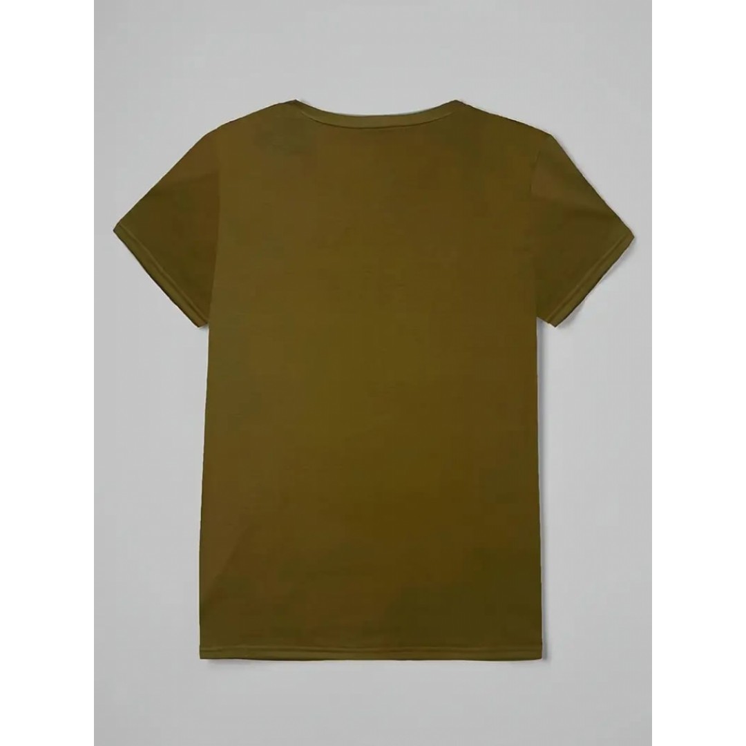 Kadın Kısa Kollu Kedi Ve Pati Baskılı Süprem T-shirt 157608