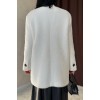 Ekru Tüylü Yumoş Kaban - 152305 Ekru Tüylü Yumoş Kaban - 152305