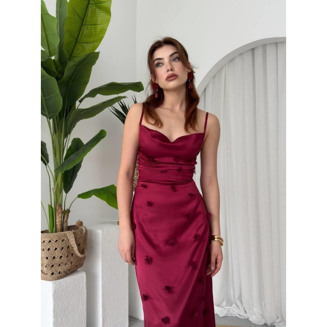 Dora Çiçek Detaylı Elbise - 161365 Dora Çiçek Detaylı Elbise - 161365