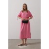 Beli Lastikli Elbise - Pembe - 161108 Beli Lastikli Elbise - Pembe - 161108