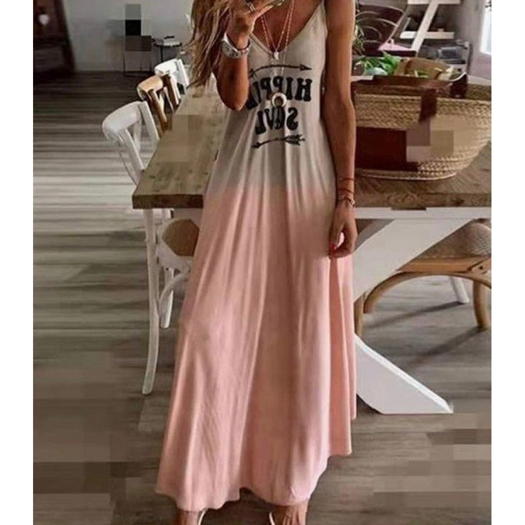 Kadın Süprem Kumaş Dijital Baskılı Askılı Maxi Boy Askılı Elbise - 160404 Kadın Süprem Kumaş Dijital Baskılı Askılı Maxi Boy Askılı Elbise - 160404