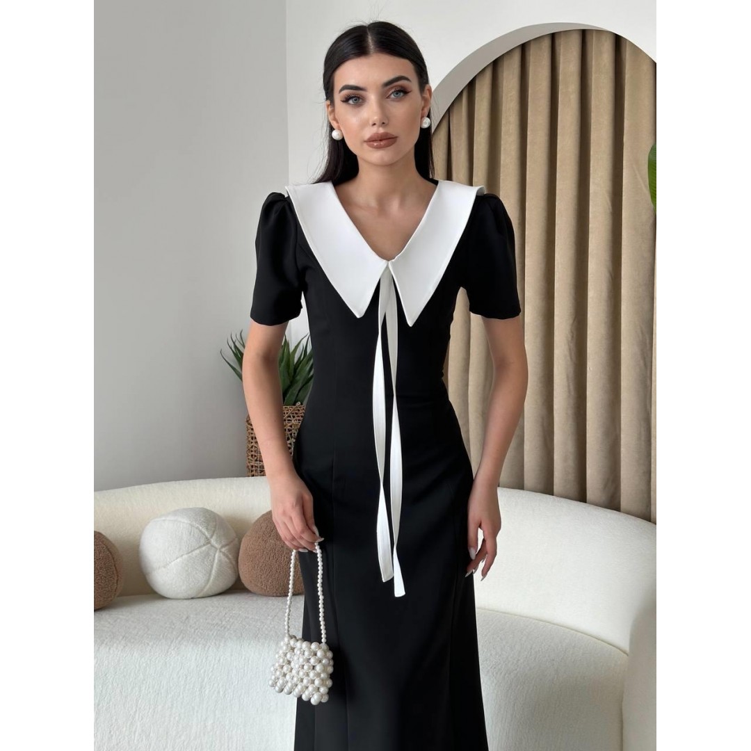 Zerra Yaka Kurdale Detay Elbise 147190
