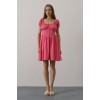 Beli Korseli Mini Elbise - Fuşya - 162834 Beli Korseli Mini Elbise - Fuşya - 162834