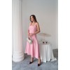 Pembe Çift Dikişli Gabardin Elbise 163699 Pembe Çift Dikişli Gabardin Elbise 163699
