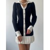 Bochum İnci Düğmeli Mini Elbise - 148054 Bochum İnci Düğmeli Mini Elbise - 148054