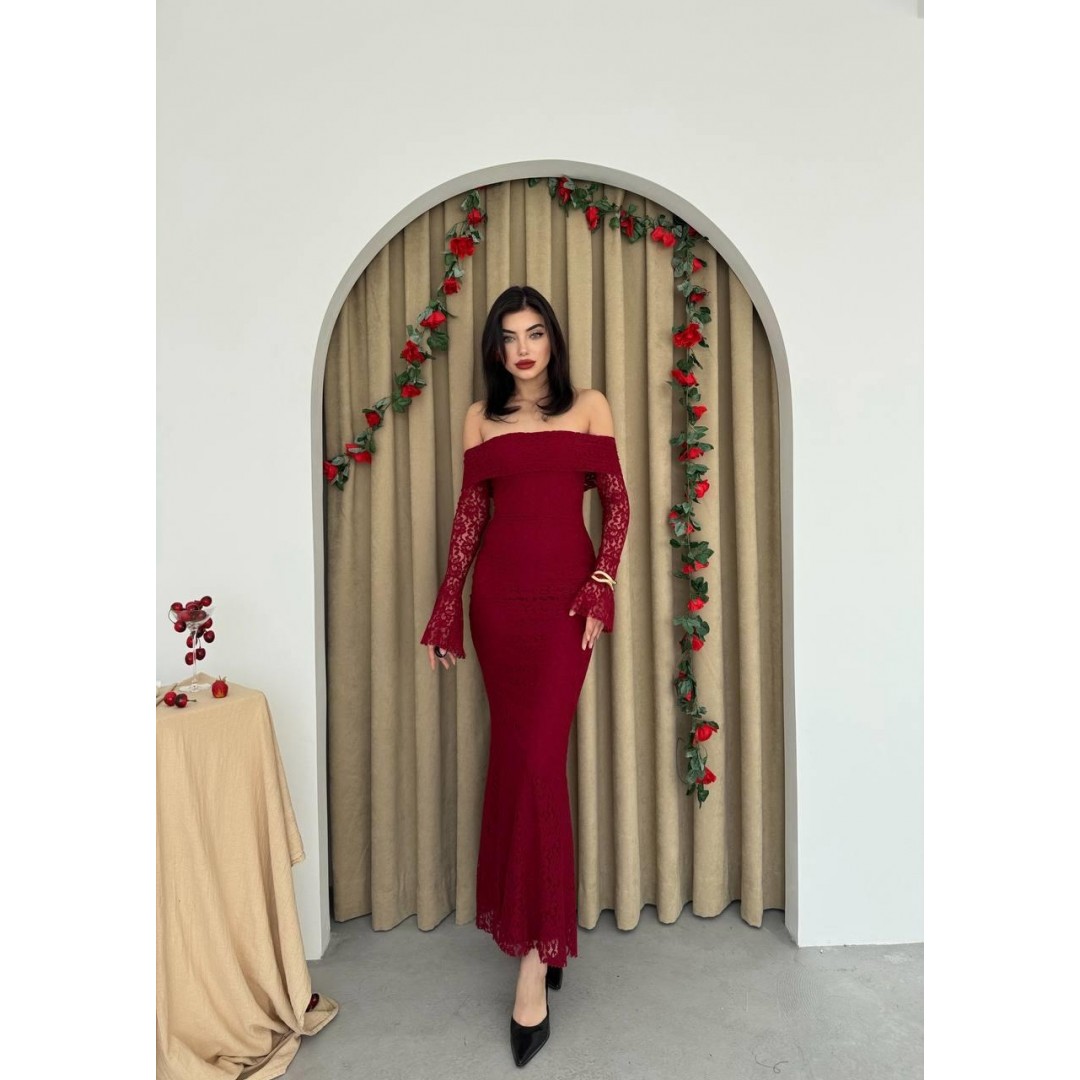 Arya Straplez Dantel Elbise 147049 Arya Straplez Dantel Elbise 147049