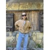 Camel Parçalı Bomber Ceket 152288 Camel Parçalı Bomber Ceket 152288