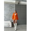ELLO ETİKETLİ ÇENGELLİ İĞNE DETAYLI CEKET - Orange 150965 ELLO ETİKETLİ ÇENGELLİ İĞNE DETAYLI CEKET - Orange 150965