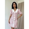 Fuşya Önlük Yakalı Poplin Elbise - 153485 Fuşya Önlük Yakalı Poplin Elbise - 153485