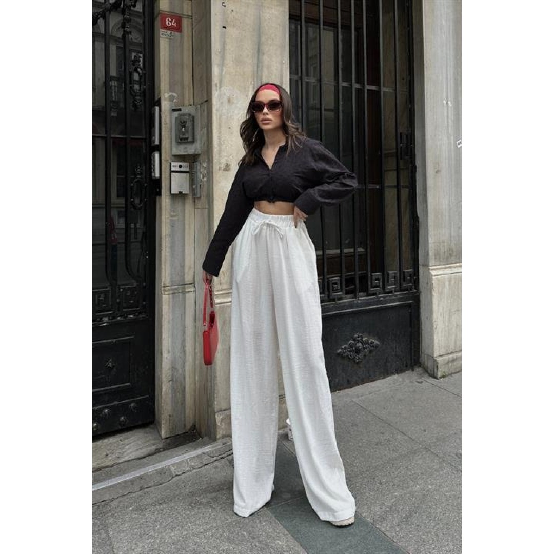 Coline Fistolu Crop Gömlek 3254-08 155815 Coline Fistolu Crop Gömlek 3254-08 155815