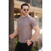 Erkek Omuzlar çizgi Detaylı Kısa Kollu T-shirt - 160098 Erkek Omuzlar çizgi Detaylı Kısa Kollu T-shirt - 160098