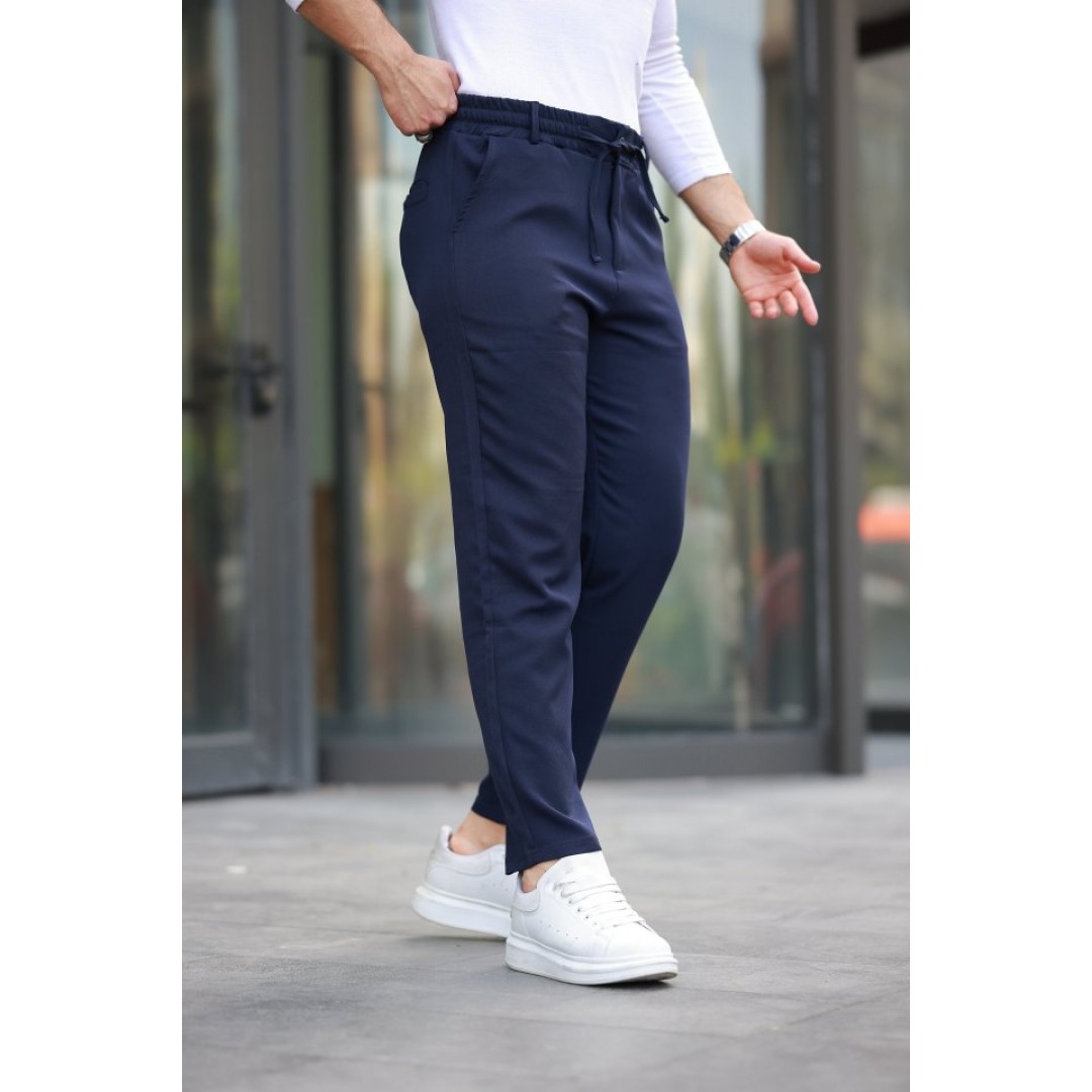 Erkek Beli Bağcıklı Jogger Pantolon - 160450 Erkek Beli Bağcıklı Jogger Pantolon - 160450