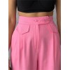 PANTOLON KAPALI CEP 3 DÜĞME DETAYLI - Pembe 150744 PANTOLON KAPALI CEP 3 DÜĞME DETAYLI - Pembe 150744
