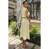 Göbeği Halka Detaylı Midi Boy Elbise 2896 - 160787 Göbeği Halka Detaylı Midi Boy Elbise 2896 - 160787