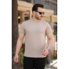 Erkek Ince çizgi Dokulu Kısa Kollu T-shirt - 160104 Erkek Ince çizgi Dokulu Kısa Kollu T-shirt - 160104