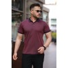 Erkek Yakalı Kagi Kumaş Kısa Kollu T-shirt 160898 Erkek Yakalı Kagi Kumaş Kısa Kollu T-shirt 160898