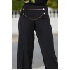 Kadın Beli Zincir Detay Ithal Krep Pantolon - 135071