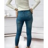 Yüksek Bel Likralı Jean Pantolon 90 Cm 47250 Yüksek Bel Likralı Jean Pantolon 90 Cm 47250