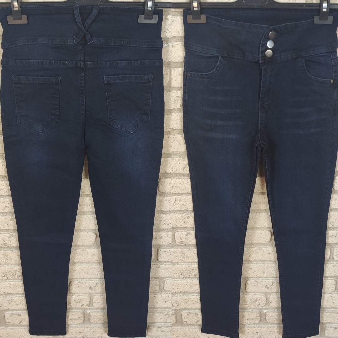 Yüksek Bel Likralı Jean Pantolon 90 Cm 47249 Yüksek Bel Likralı Jean Pantolon 90 Cm 47249