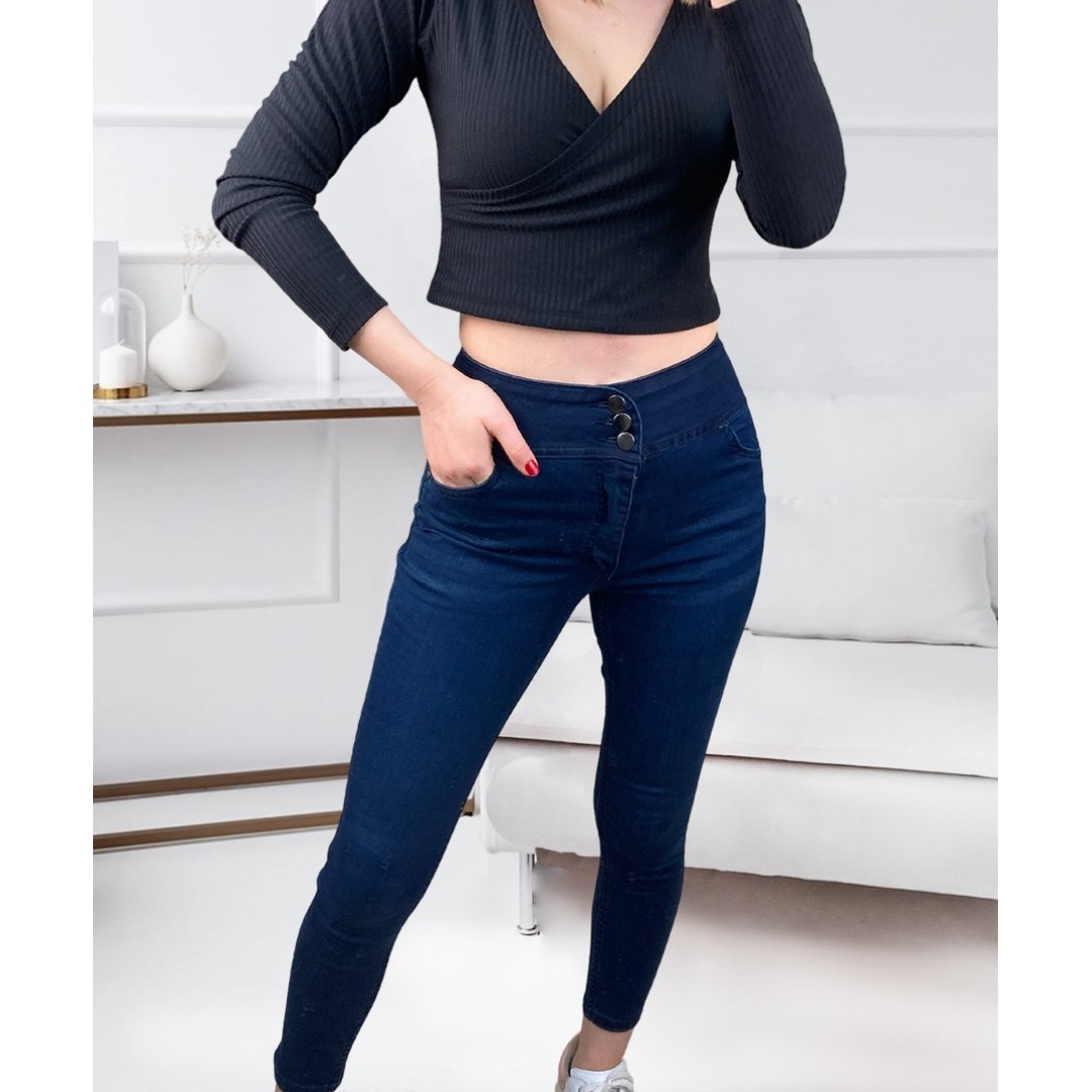 Yüksek Bel Likralı Jean Pantolon 90 Cm 47249 Yüksek Bel Likralı Jean Pantolon 90 Cm 47249