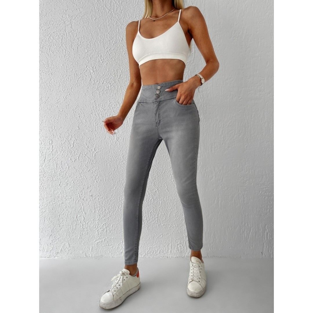 Yüksek Bel Likralı Jean Pantolon 90 Cm 47248 Yüksek Bel Likralı Jean Pantolon 90 Cm 47248